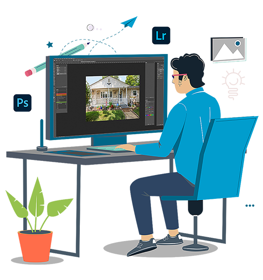Real estate photo editing outsourcing