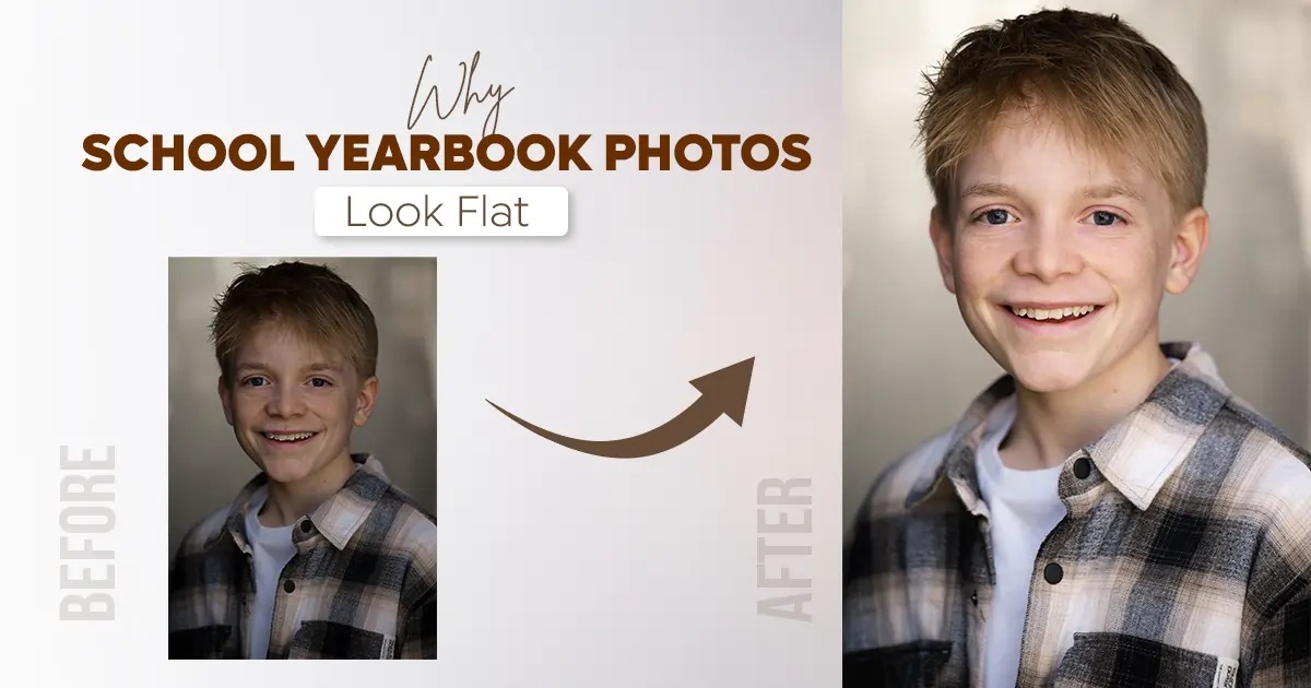 Why School Yearbook Photos Look Flat.